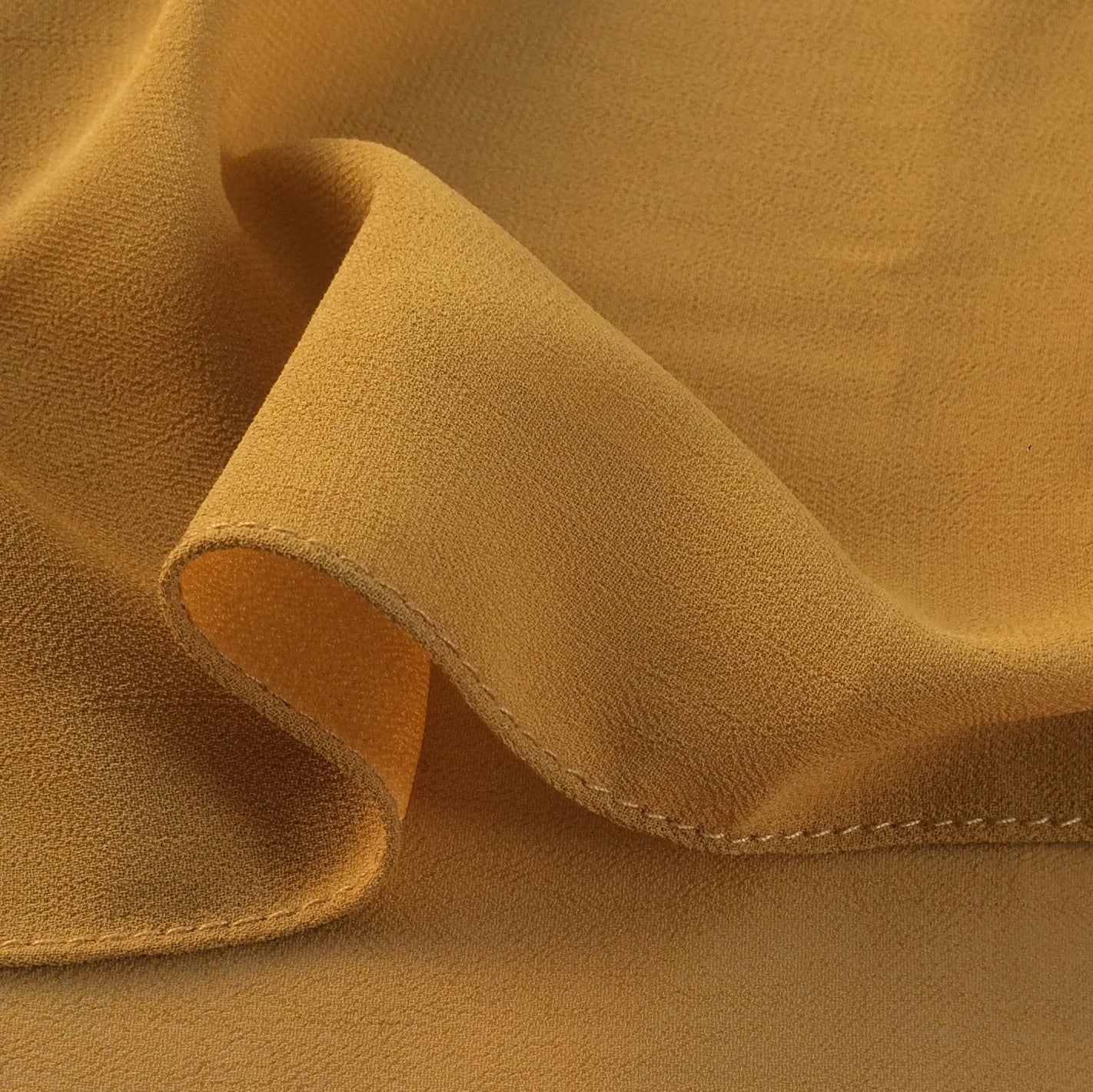 Bawal Shawl (Pashmina Ceruti Babydoll) Mustard - Image 3