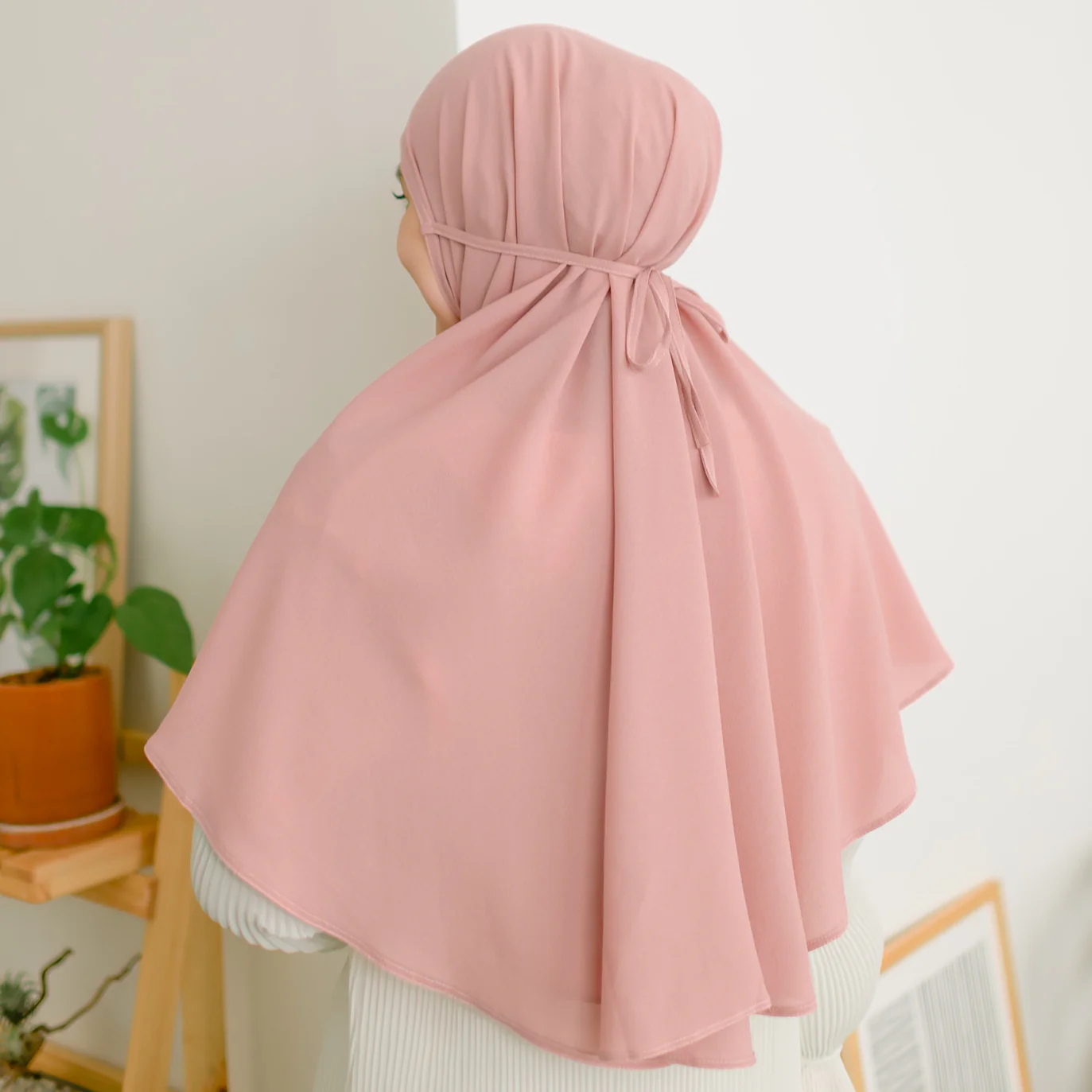 Hawa Instan (Bergo Diamond) Soft Pink - Image 3