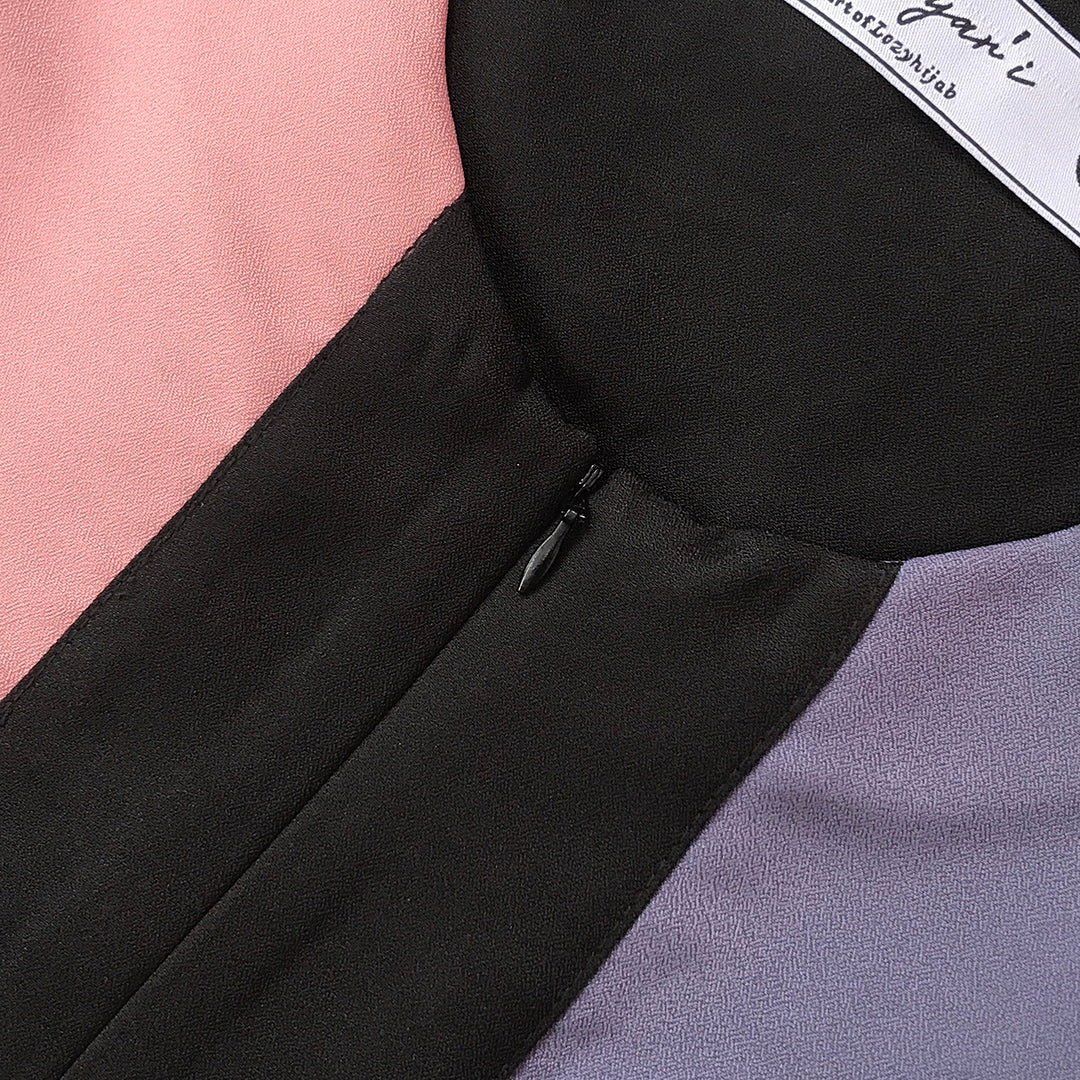 Kaira Dress (Gamis Syari Wanita) Plum Guava - Image 3