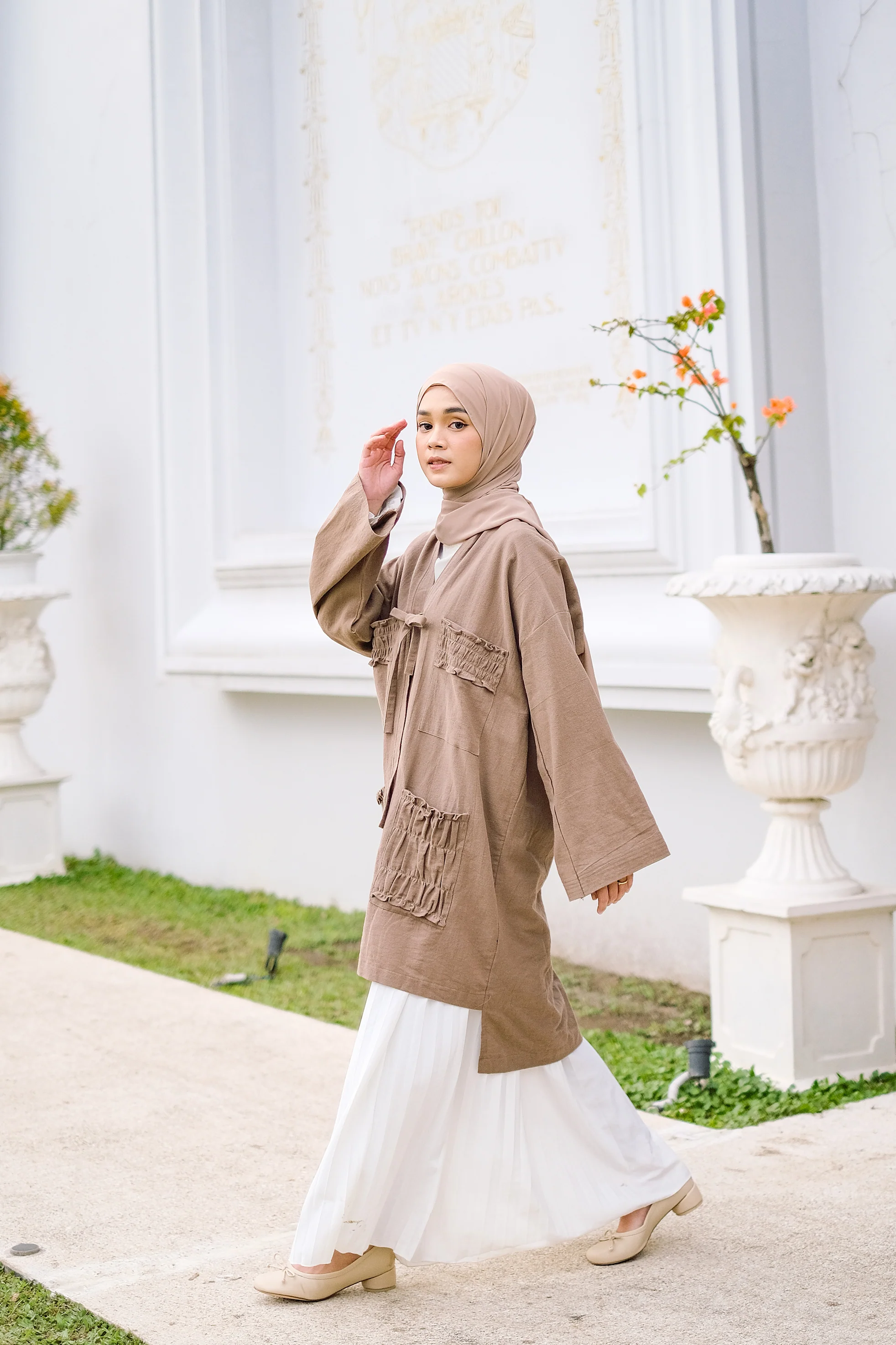 Zyre Outer Soft Brown (Outer Cotton Linen) - Image 3